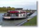 PLOCHINGEN mit KIESFRACHT am 12.11.2006 an der Schleuse Friedrichsfeld