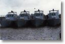 Die 4 Boote 150 bis 153 im Neustdter Hafen in Bremen